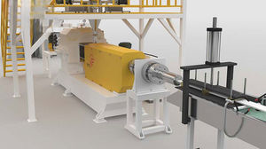 single layer extrusion line