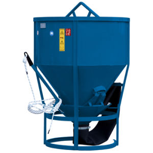 conical concrete skip