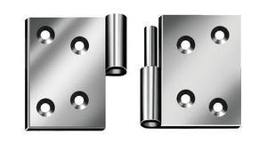 galvanized steel hinge
