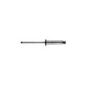 blind rivet / cylindrical head / steel