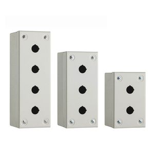 wall-mount box / rectangular / carbon steel / monobloc