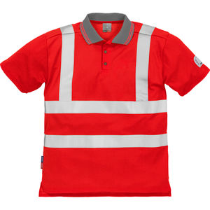 high-visibility polo