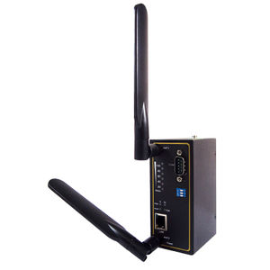 serial device server / Ethernet / industrial / DIN rail