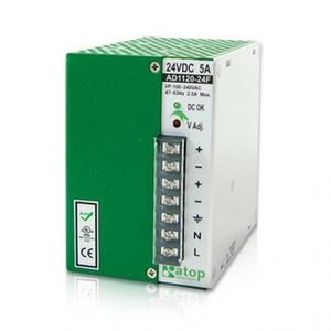 AC/DC power supply / DIN rail / with short-circuit protection