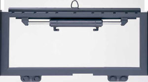 forklift truck fork positioner