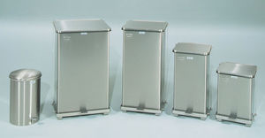 stainless steel waste bin