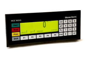 LCD display weighing terminal