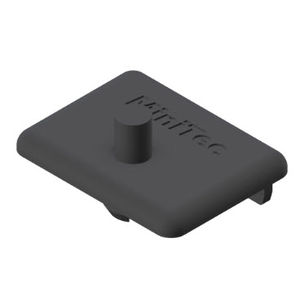 non-threaded end cap / rectangular / ABS / for profile ends