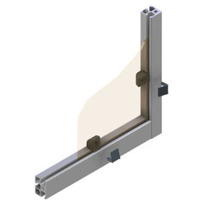 profile panel-mounting block