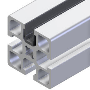 PVC cover profile / U-shaped / extruded