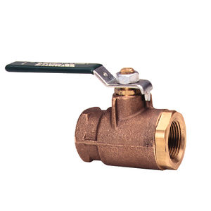 ball valve / manual / control / 2-piece