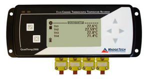 temperature data-logger / USB / with LCD display / for thermocouples