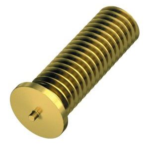 threaded stud / brass / capacitor discharge welding
