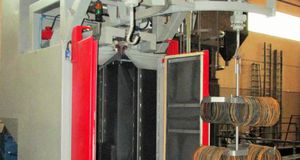 hook shot blasting machine / for metal / automatic / continuous