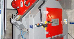 manual shot blasting machine / for wheel rims
