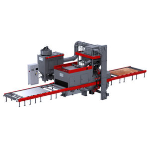roller conveyor shot blasting machine