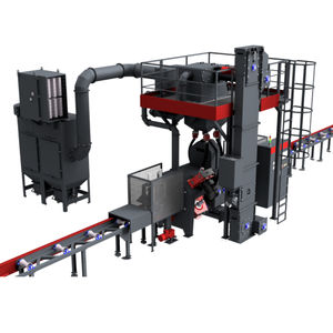 roller conveyor shot blasting machine