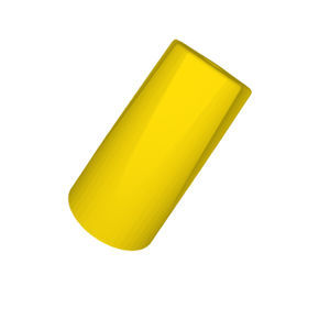 cylindrical cap