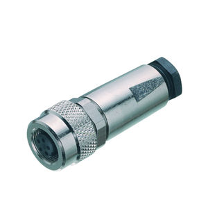RF connector / DIN / circular / female