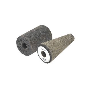 conical abrasive roll