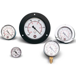 Bourdon tube vacuum gauge