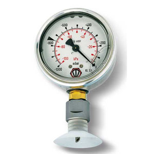 Bourdon tube vacuum gauge