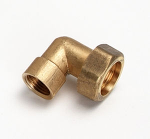 screw-in fitting / cutting ring / elbow / pneumatic