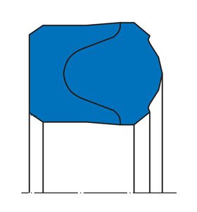 用嘴唇接触密封