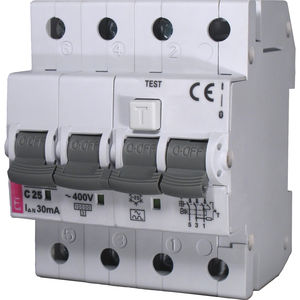 residual current circuit breaker with overcurrent protection