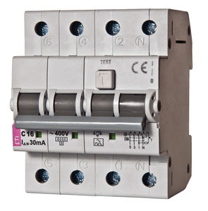 residual current circuit breaker with overcurrent protection