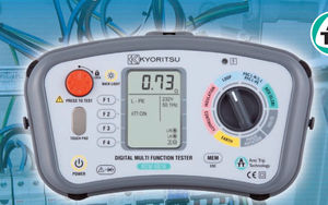 insulation tester / for electrical installations / multifunction / digital