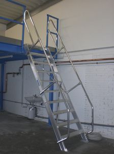straight staircase