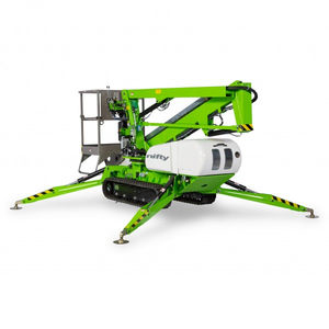 crawler articulated boom lift / rough terrain / compact / hydraulic