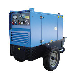 three-phase generator set / diesel / trailerable / soundproofed