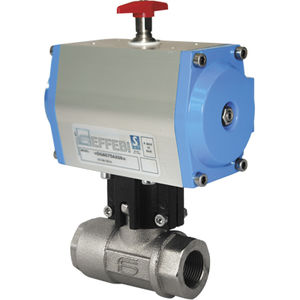 Ball valve - TOTAL series - EFFEBI - pneumatically-operated / manual ...