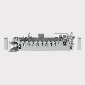 in-line flexographic press / eight-color / for paper / for plastic film