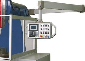 control panel support arm system