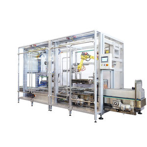 pick-and-place case packer / automatic / bottle