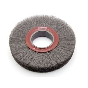 knotted wheel brush