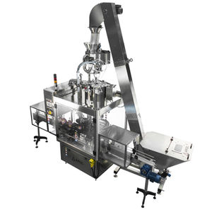 rotary capping machine / automatic / beverage / bottle