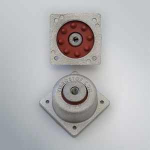 cylindrical anti-vibration mount / metal