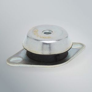 conical anti-vibration mount / metal / rubber / bell-shaped