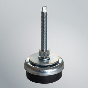 machine foot / rubber / leveling / anti-vibration