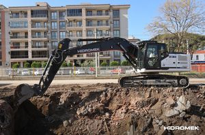 Medium excavator - HMK 310 LC LR - HIDROMEK co. - crawler / diesel