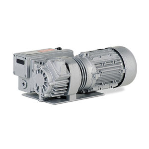 rotary vane vacuum pump / oil-lubricated / single-stage / air-cooled