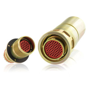 waterproof connector / data / electrical power supply / circular