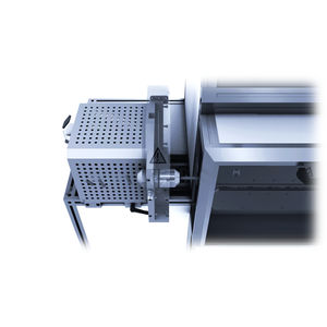 profile extrusion line filler and cutting unit