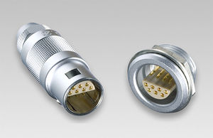RF connector / coaxial / circular / push-pull