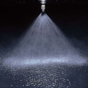 cleaning nozzle / cooling / spray / for liquids