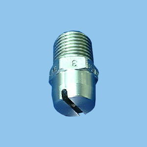cleaning nozzle / cooling / for liquids / flat spray